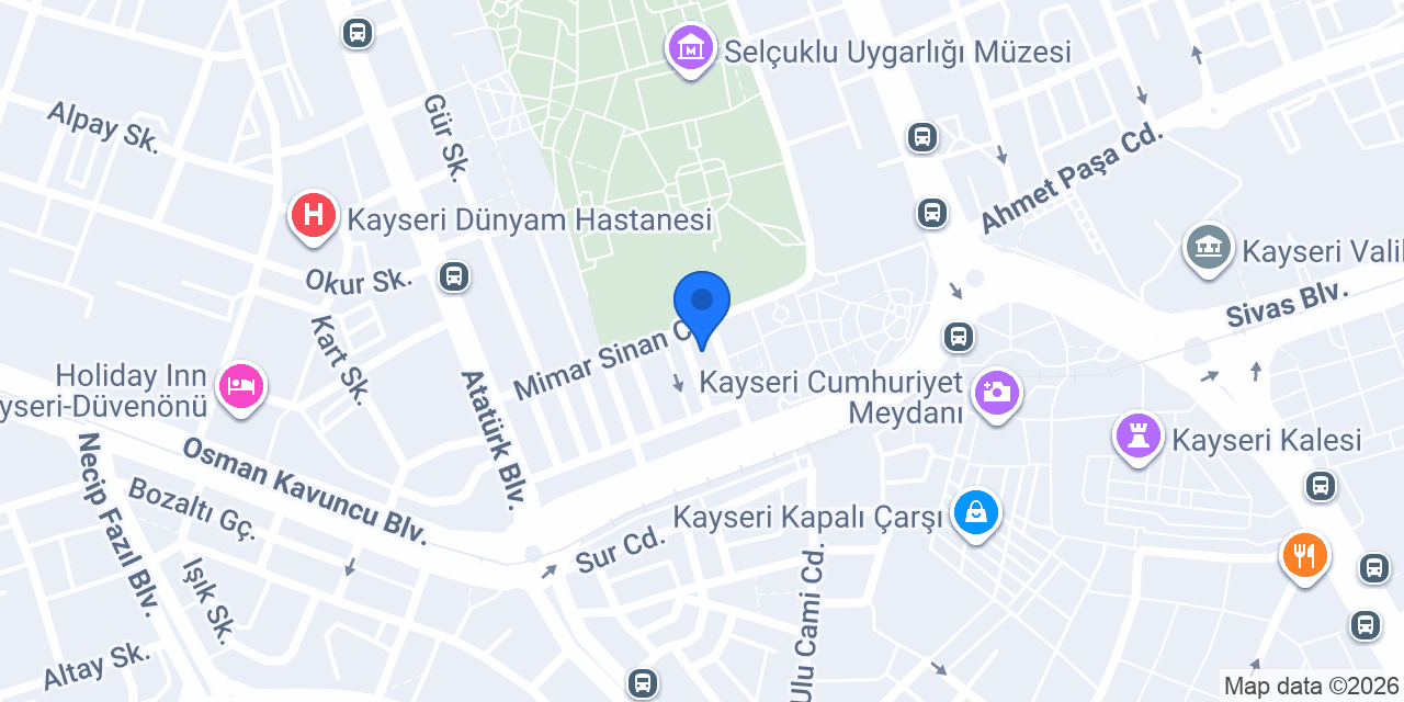 Meftun Turizm konumu