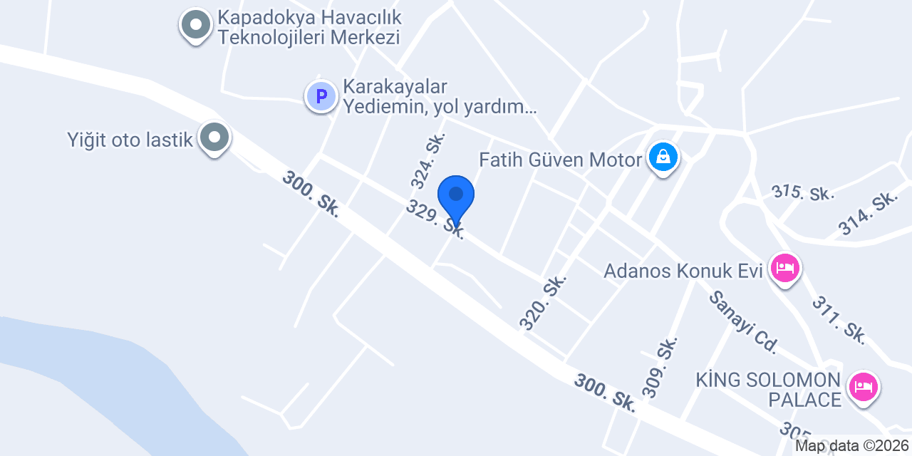 Avanos Kase Tabak konumu