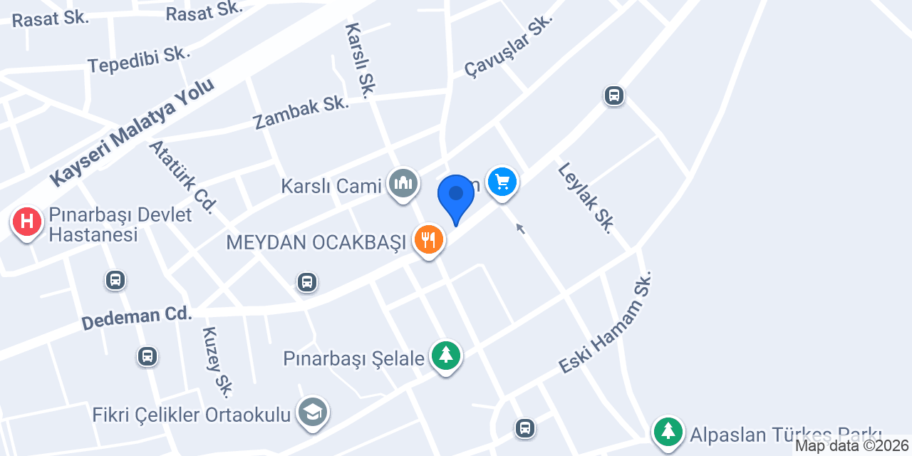 Cahit Atay Veteriner Kliniği konumu