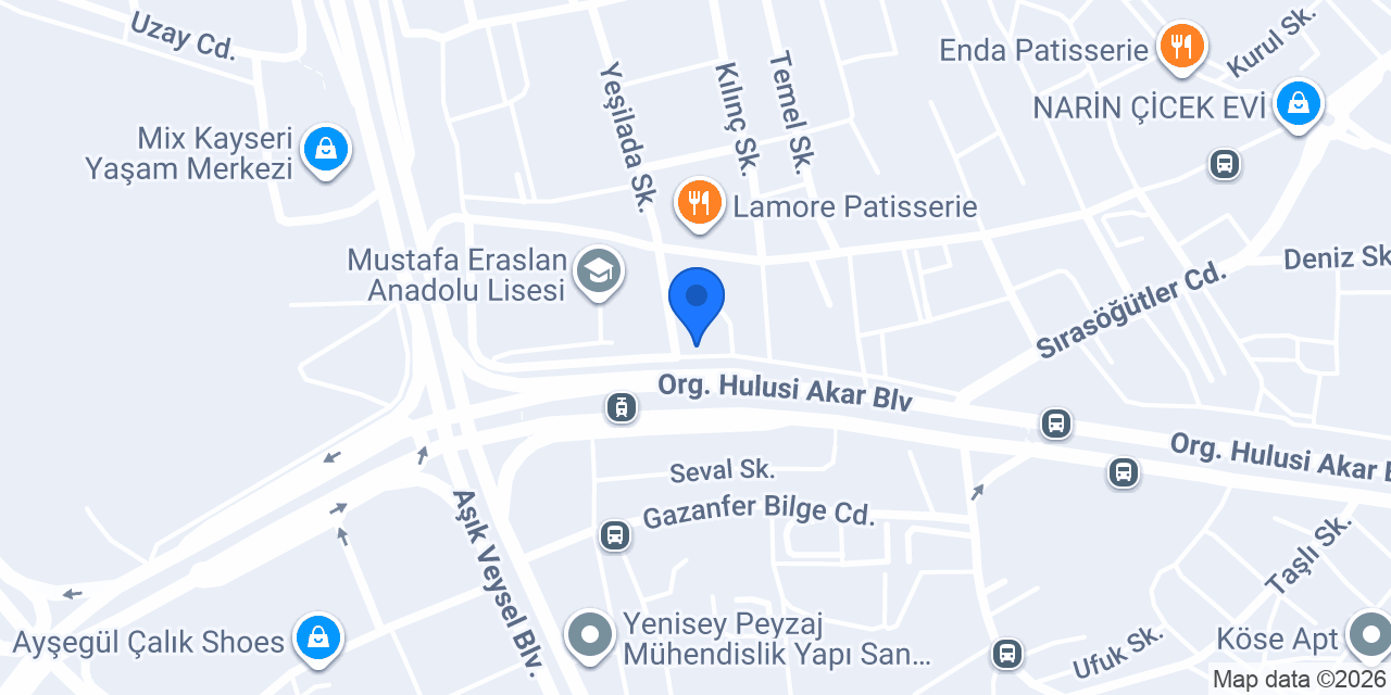 Kayseri Vize konumu