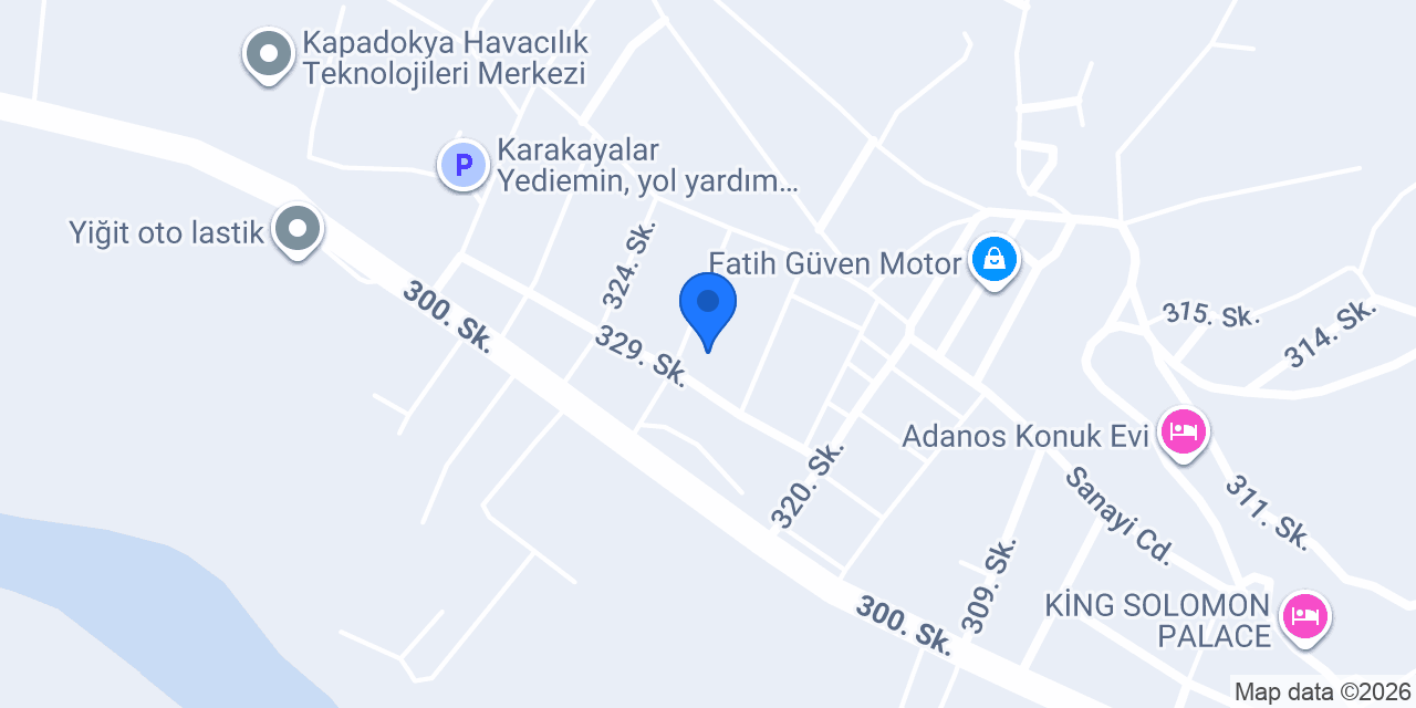 AKKUŞ ÇÖMLEKÇİLİK TOPTAN &PERAKENDE SATIŞ konumu