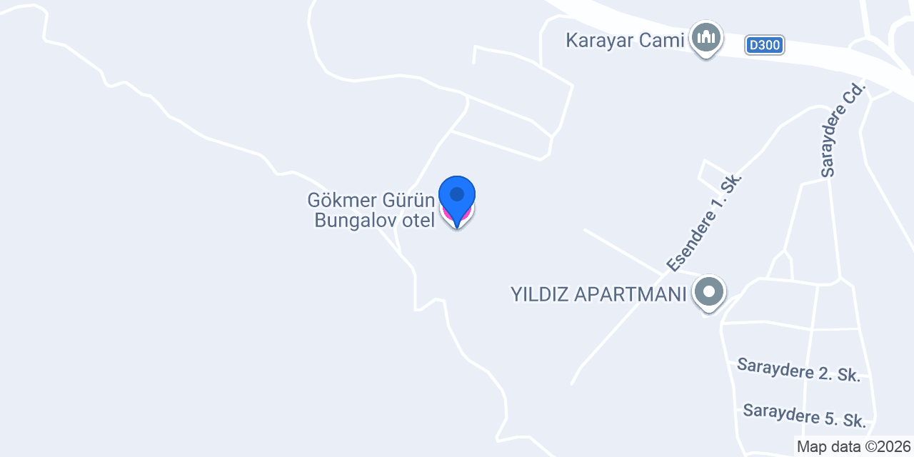 Gökmer Gürün Bungalov otel konumu