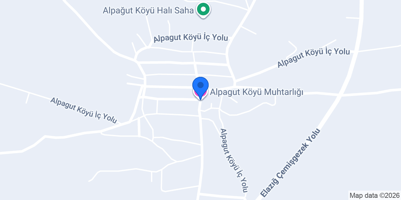 Alpagut Köyü Muhtarlığı konumu