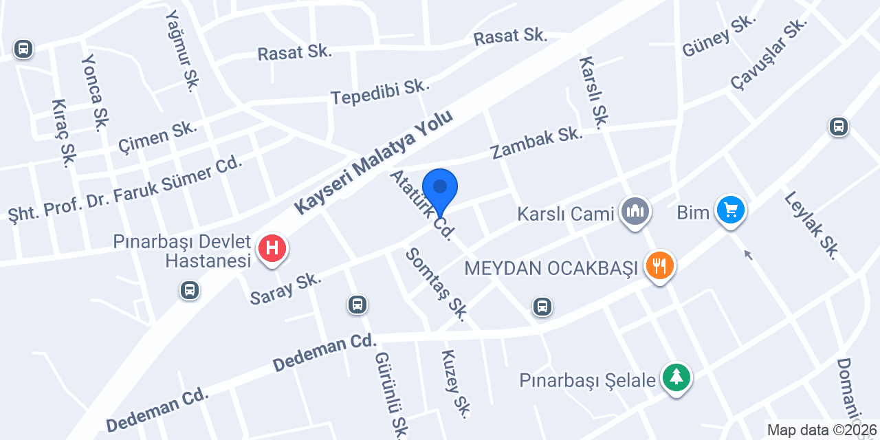 Saray Erkek Kuaförü konumu