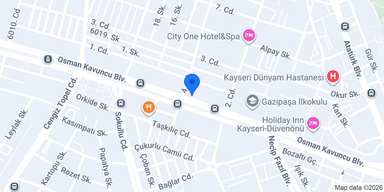 Nessihome Mobilya Kayseri konumu