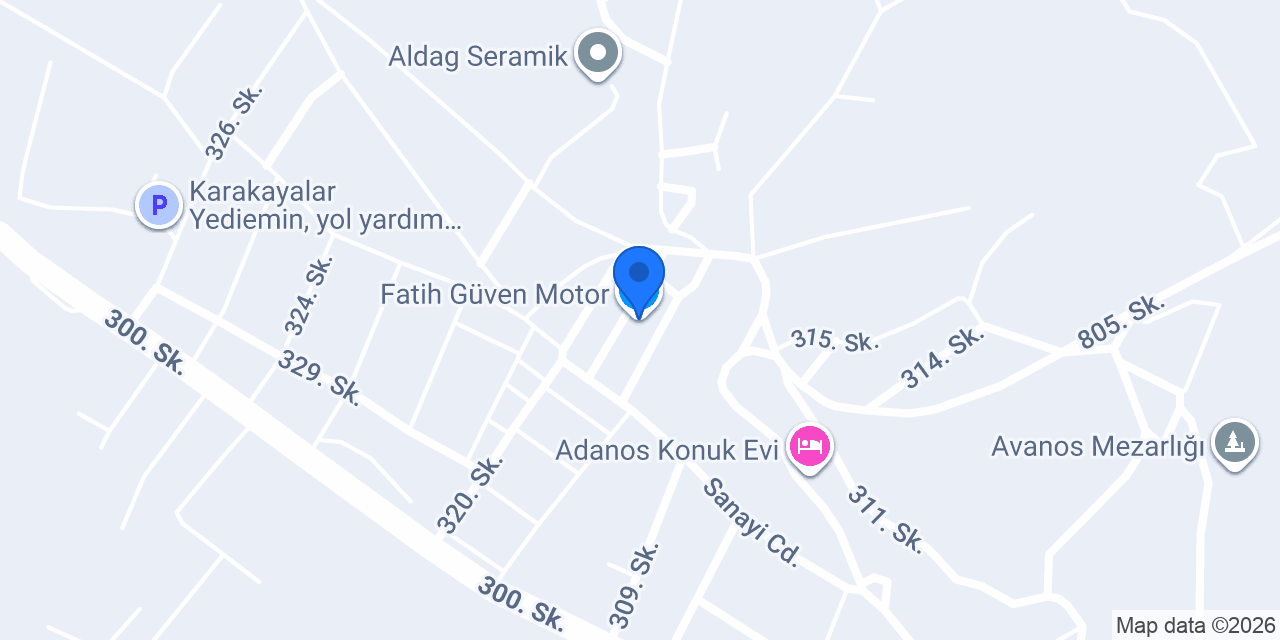 Fatih Güven Motor konumu