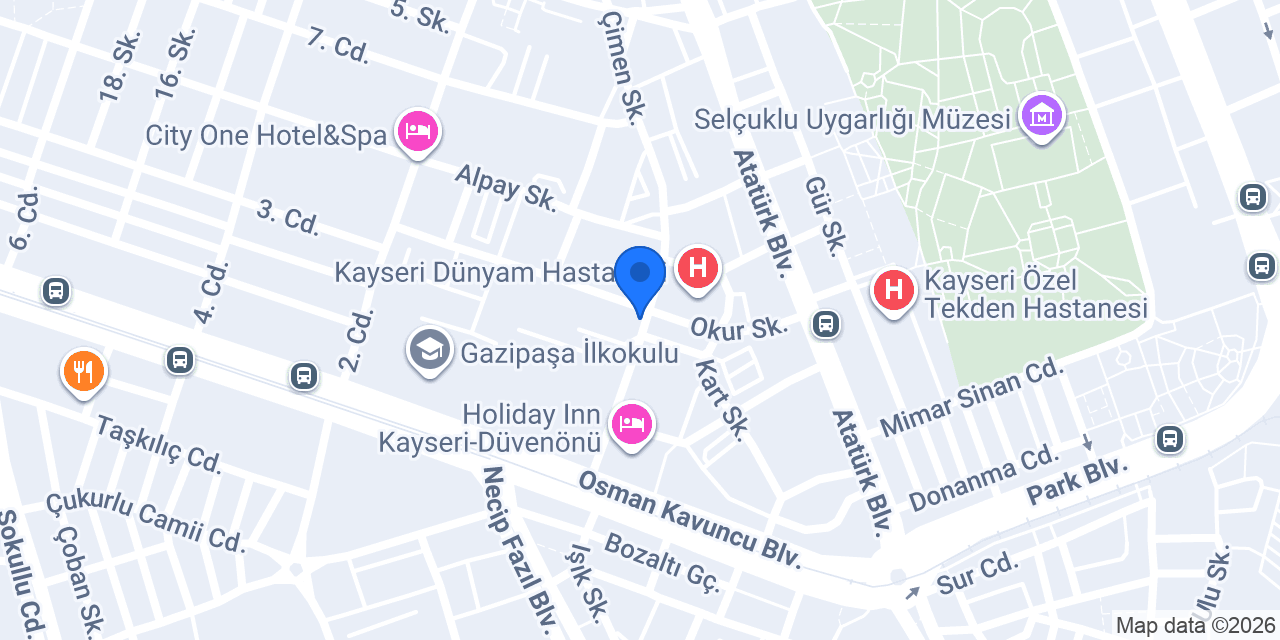 Karum Plaza konumu