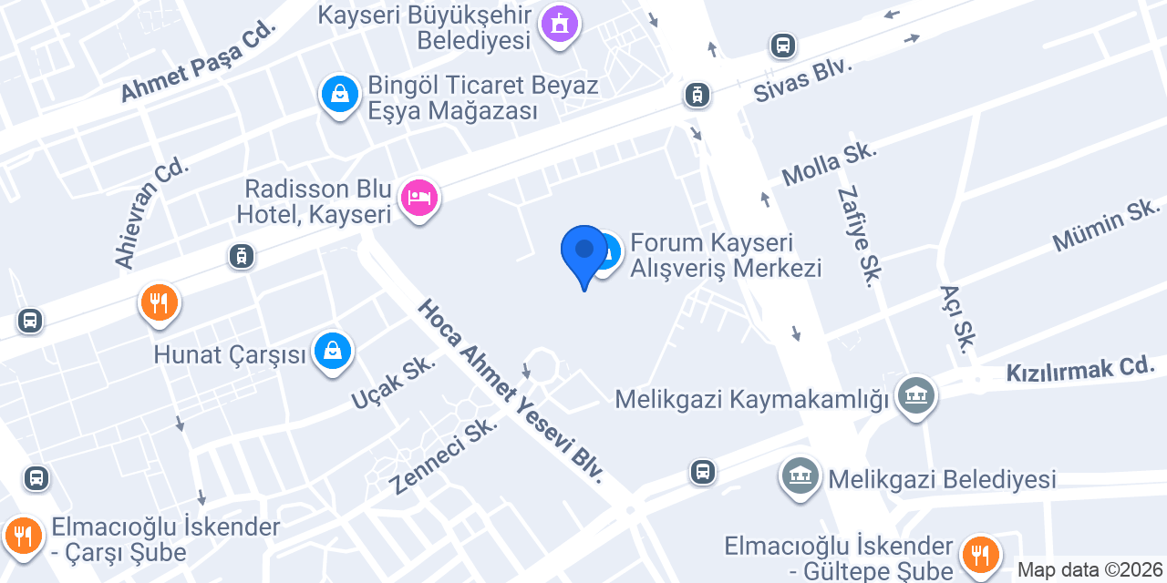 ECZANE FORUM İPEK BİRER konumu