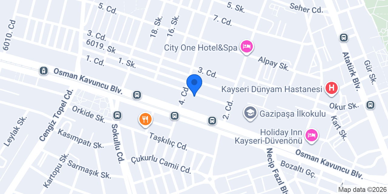 Diamond Mobilya Kayseri konumu