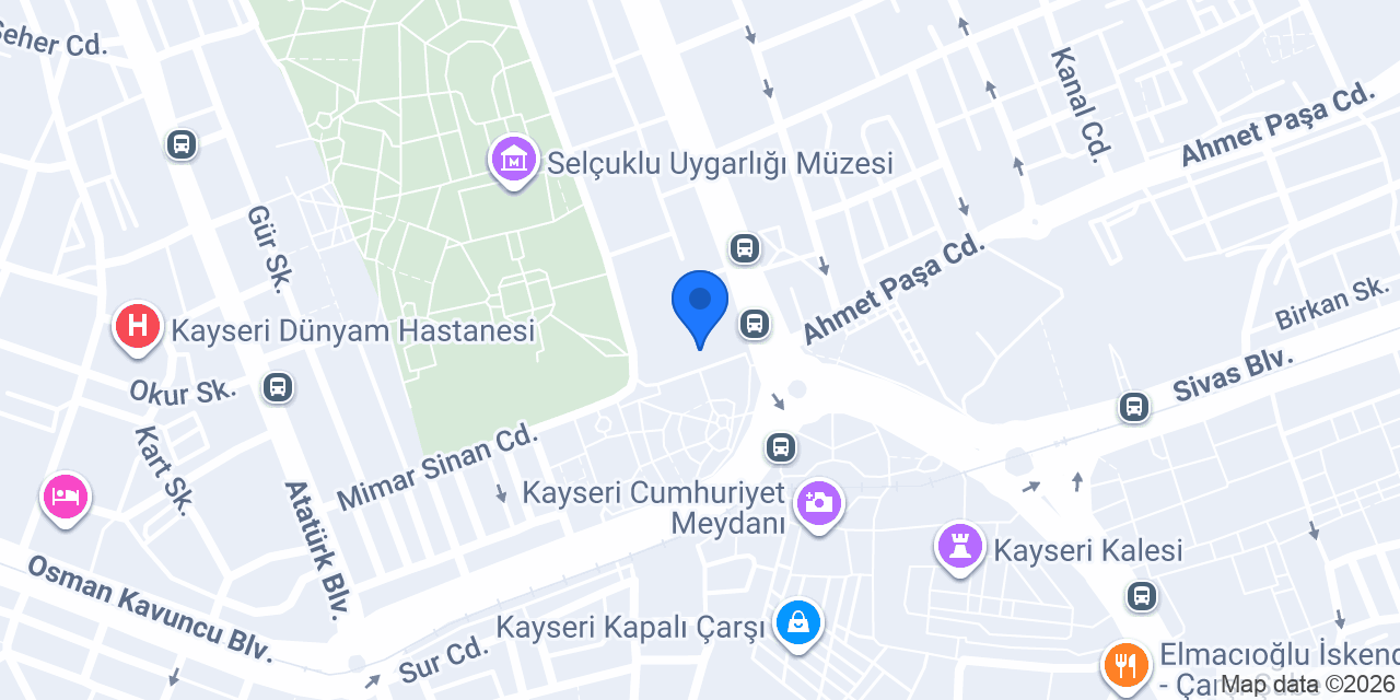 Beste çiçek kayseri konumu