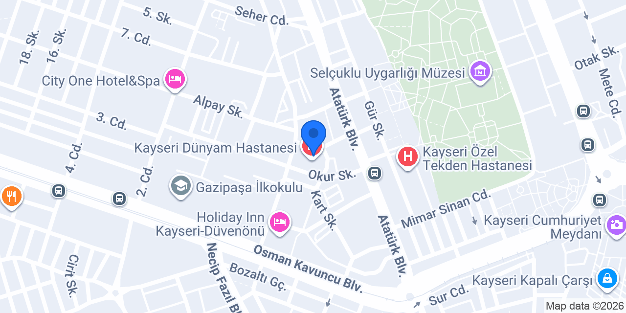 Op. Dr. Eser Berkyürek konumu