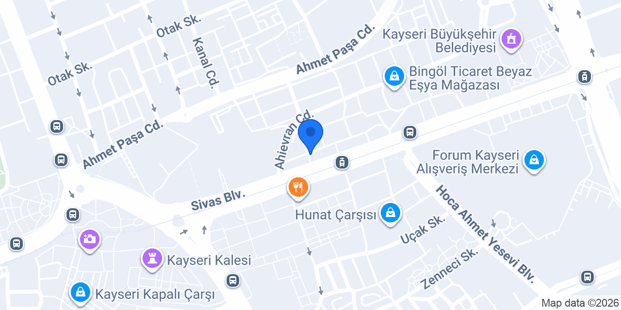 YSD İç Mimarlık konumu