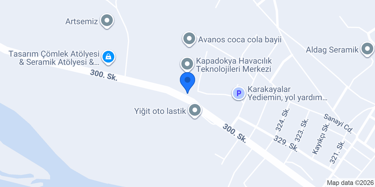 Ersince Seramik konumu