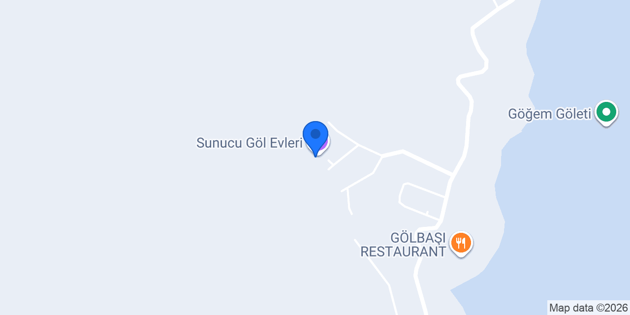Sunucu Göl Evleri konumu