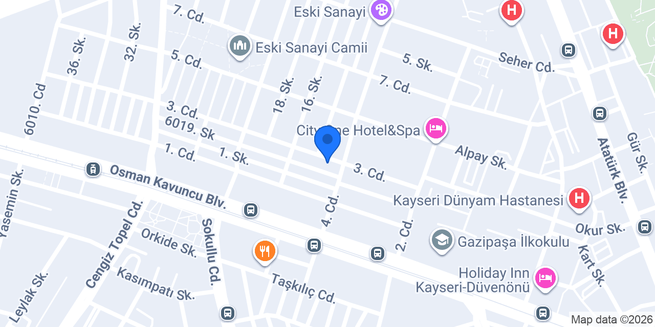 Özolgun Ticaret konumu