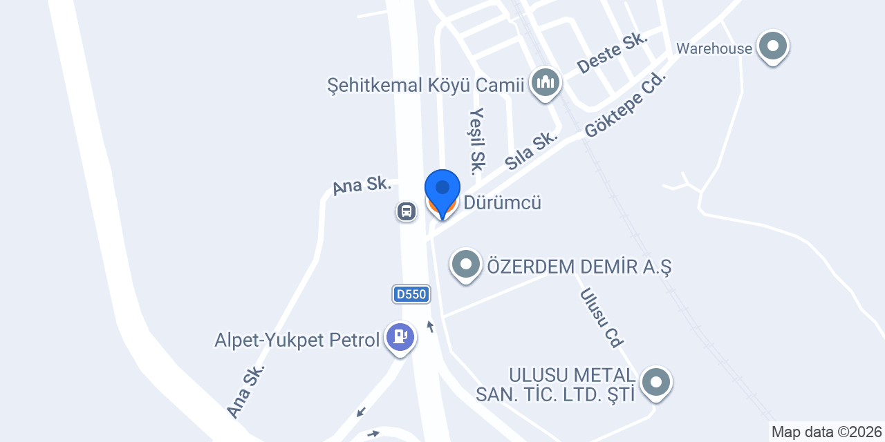 Dürümcü konumu