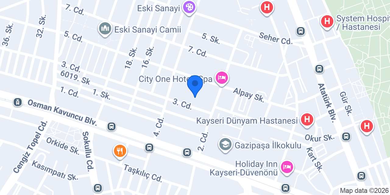 Kuzey oğlu vinç konumu