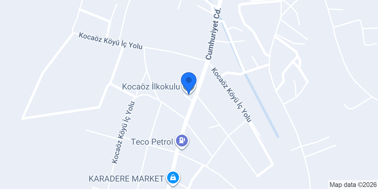 Kocaöz İlkokulu konumu