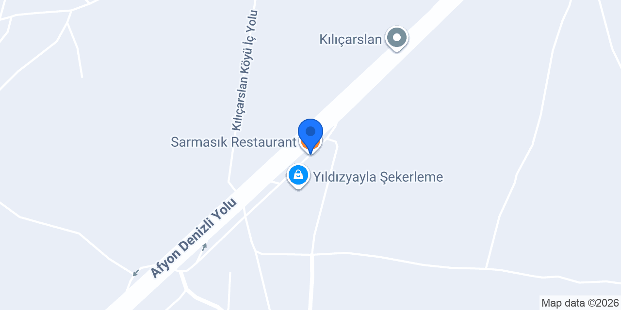 Sarmasık Restaurant konumu
