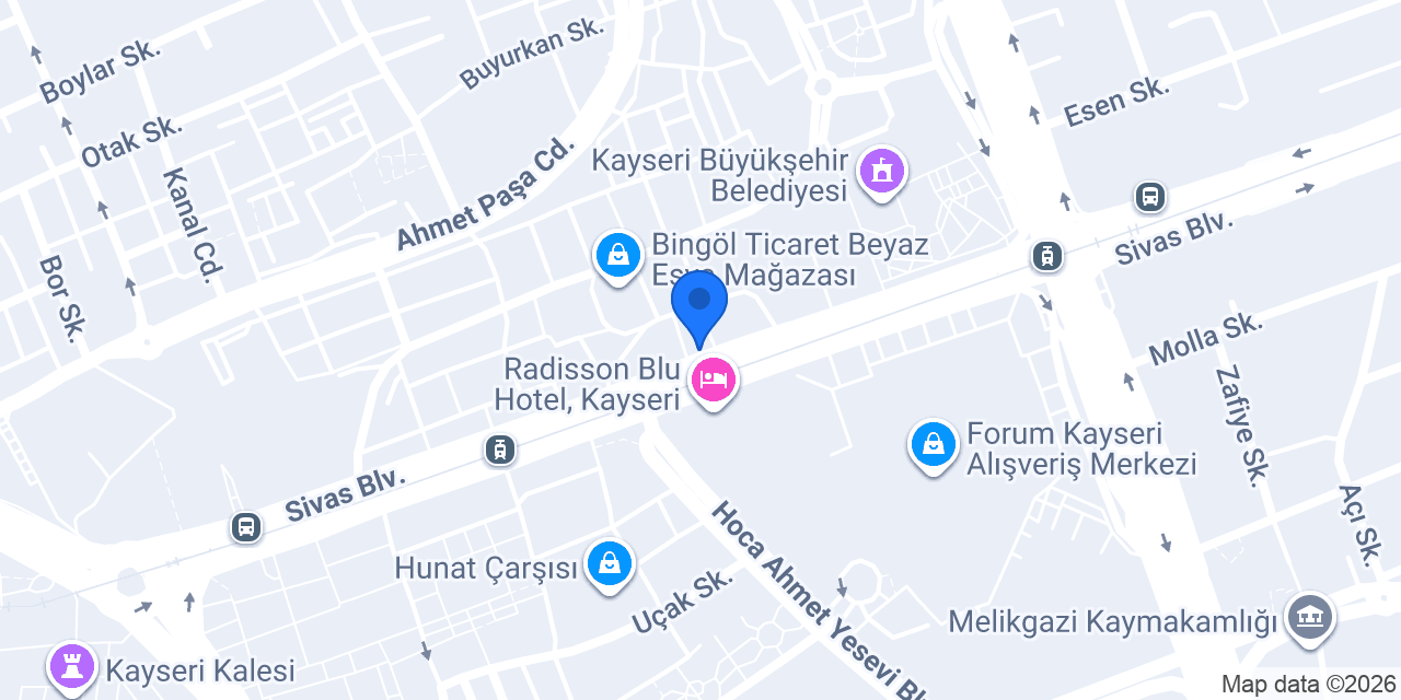 Güldane Sürücü Kursu konumu