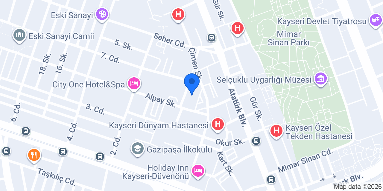 GK İNŞAAT konumu