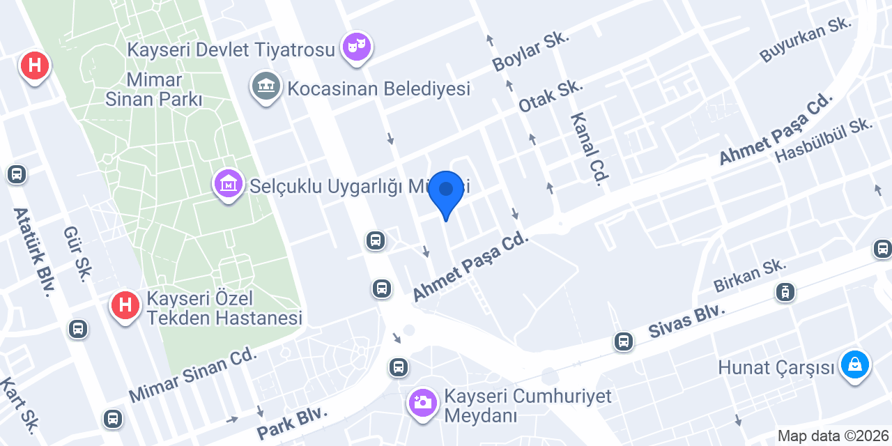 A Kasap konumu