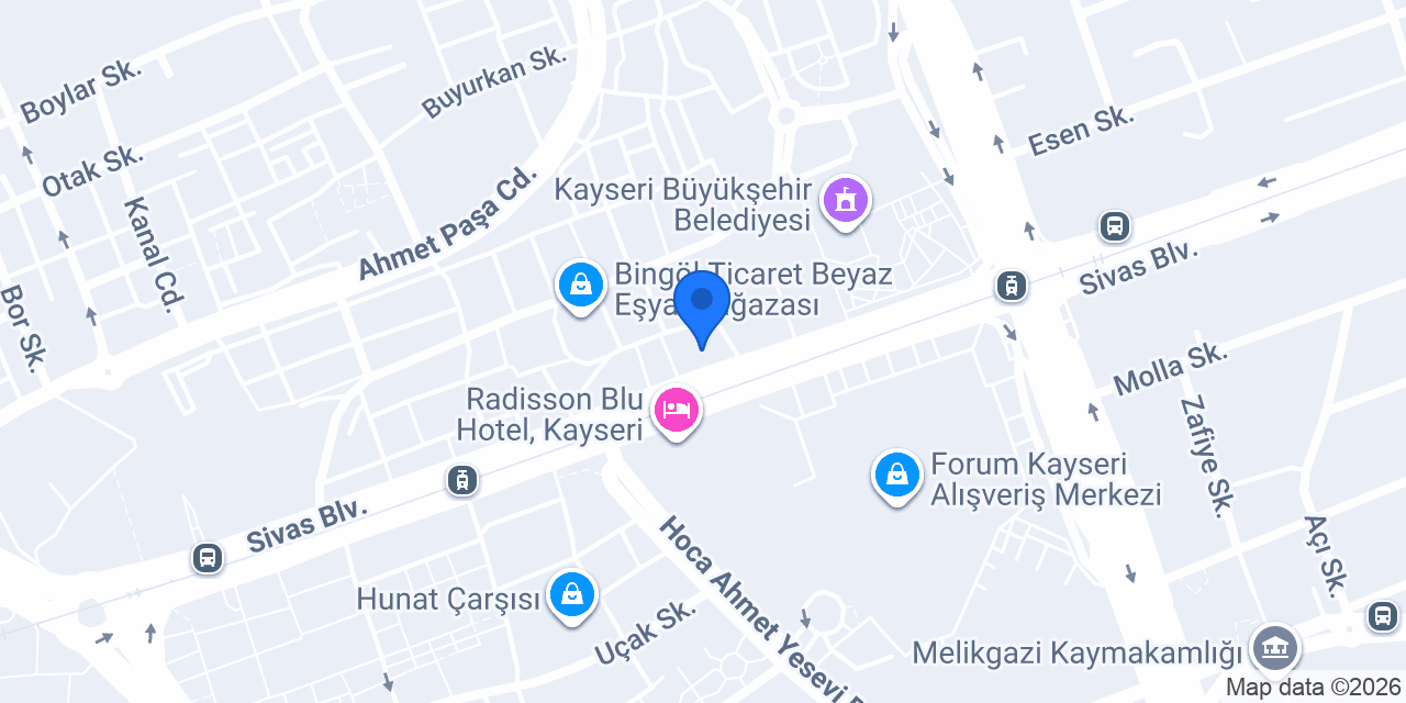 Şanslı pati kayseri konumu
