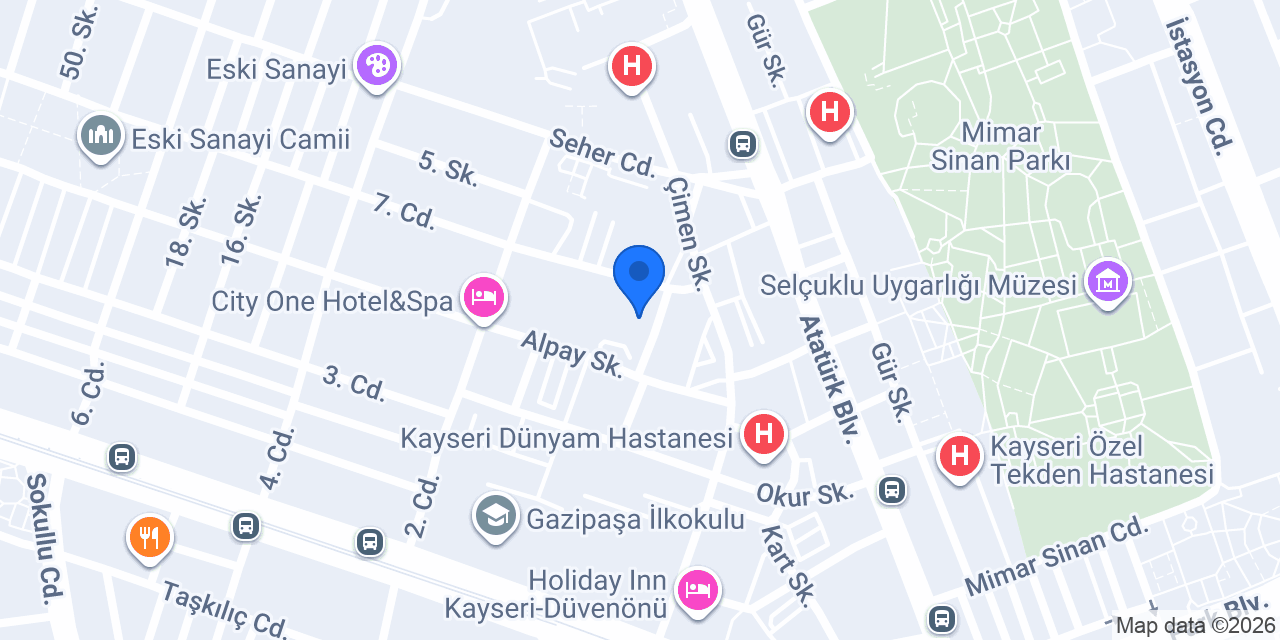 Etra İnşaat AŞ konumu