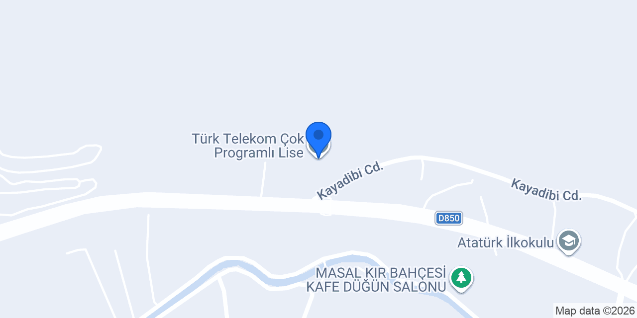 Türk Telekom Çok Programlı Lise konumu