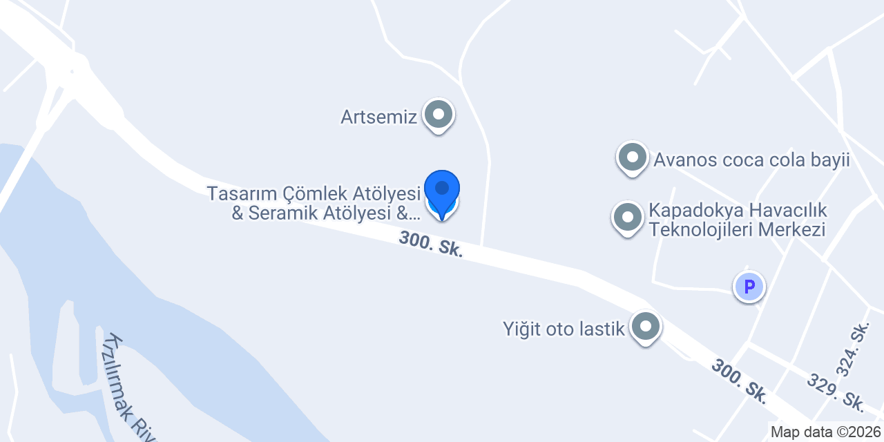 Tasarım Çömlek Atölyesi & Seramik Atölyesi & Design Pottery Workshop Avanos Çömlek yapımı &Çömlek yapımı ve deneme Atölyesi konumu