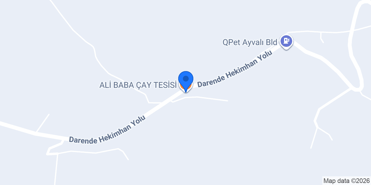 ALİ BABA ÇAY TESİSİ konumu