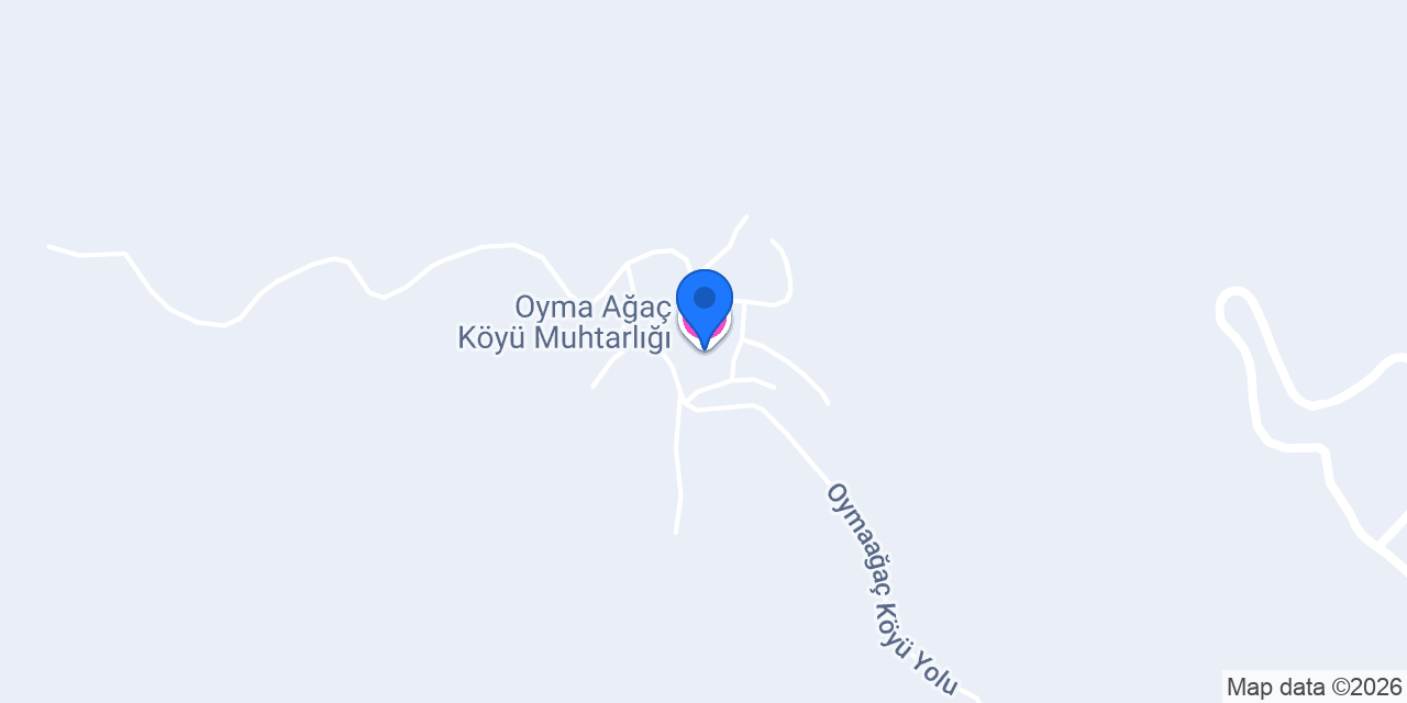 Oyma Ağaç Köyü Muhtarlığı konumu