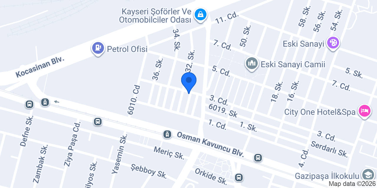 Gökkuşağı Çelik Eşya konumu