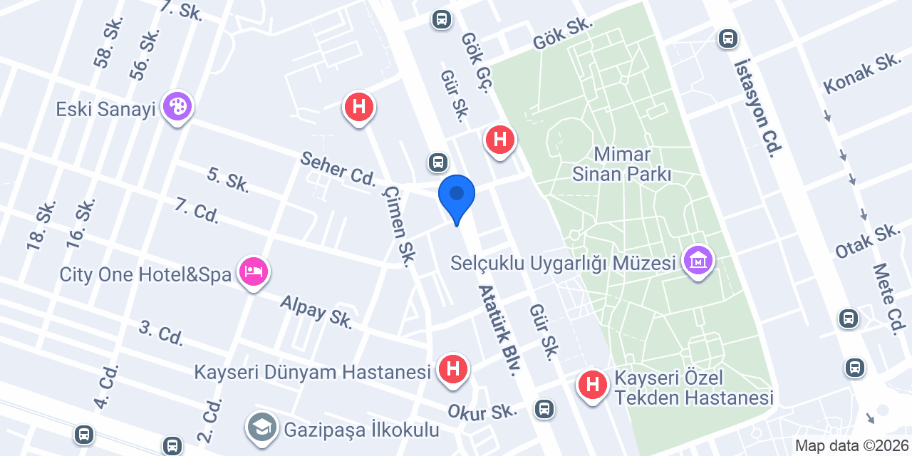 CADDE OPTİK & LENS konumu