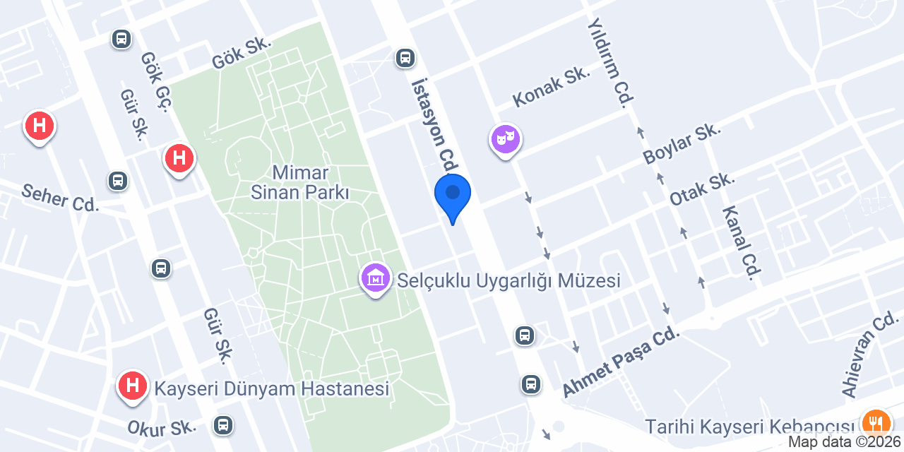 Seta Proje konumu