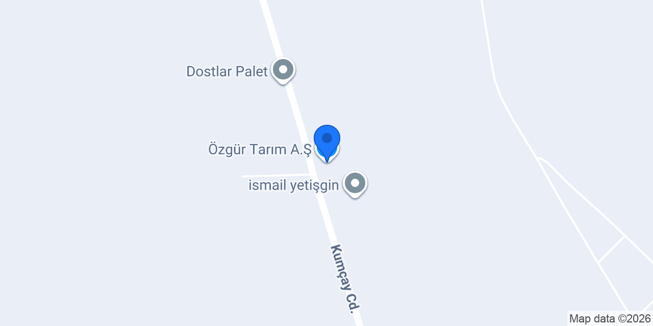 Özgür Tarım A.Ş. konumu
