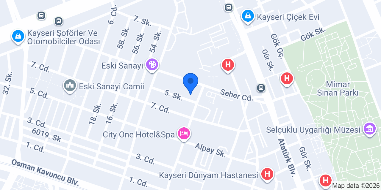 Anadolu Döküm Ve Tabii Mermer konumu