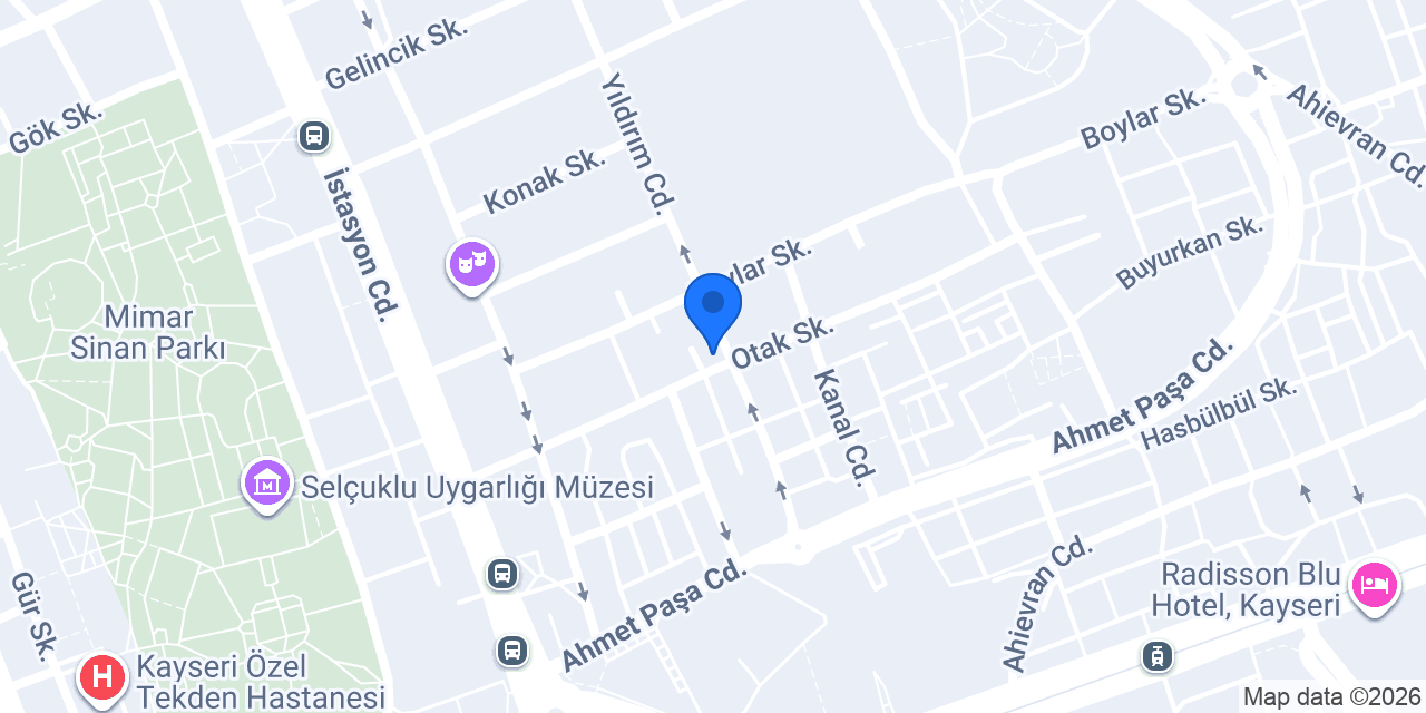 Elit Sürücü Kursu konumu