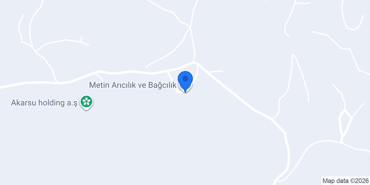Metin Arıcılık ve Bağcılık konumu
