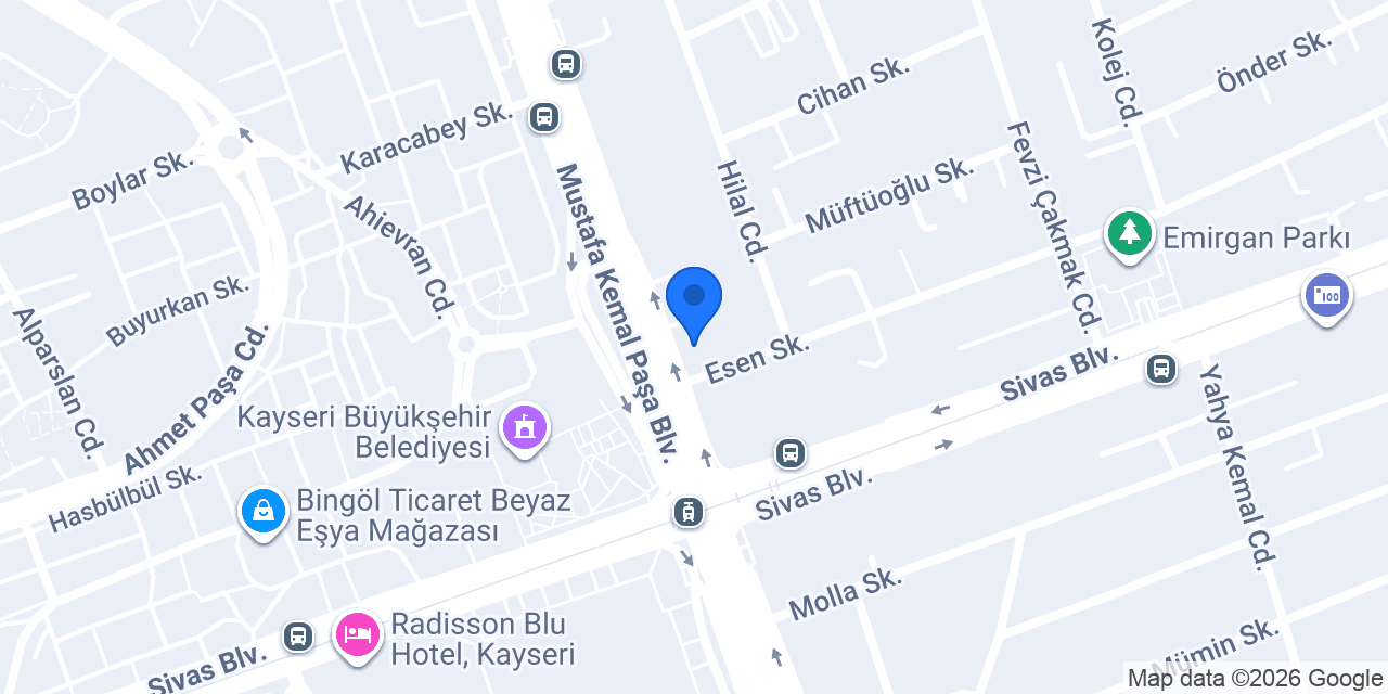 Kuaför Burul konumu
