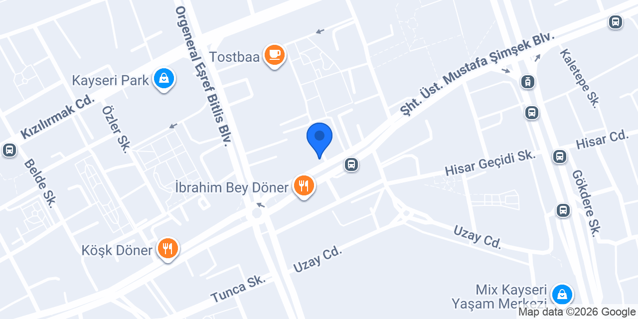 Atölyem Mimarlık konumu