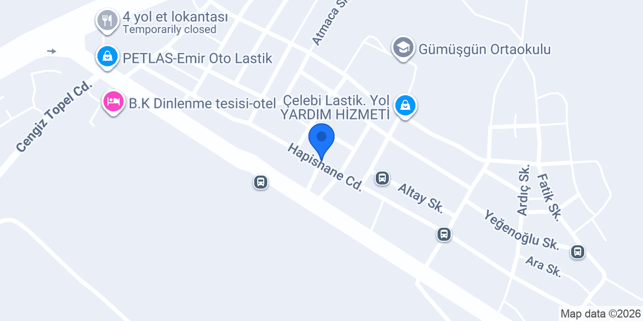 Gümüşgün İlkokulu konumu