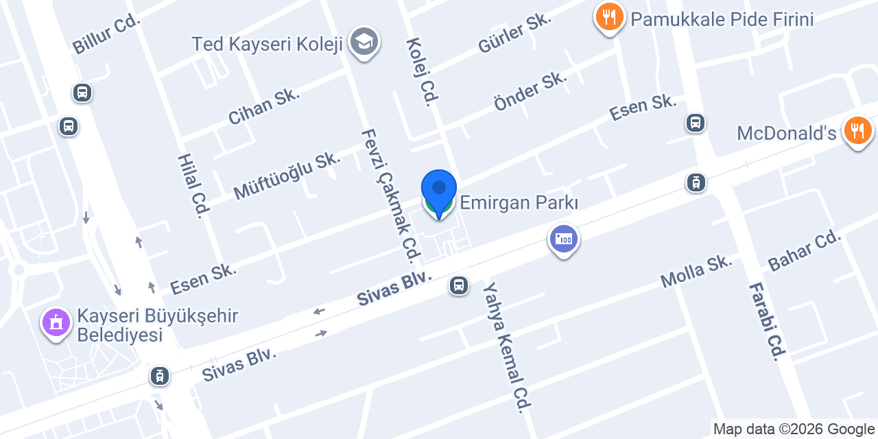 Emirgan Parkı konumu