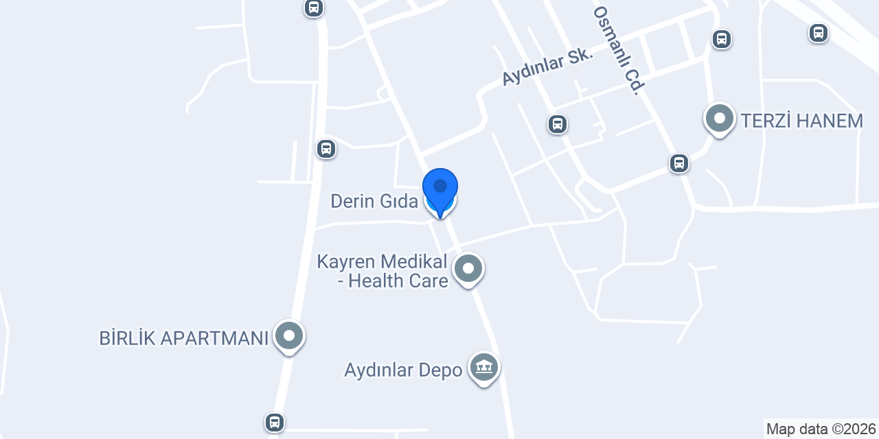 Derin Gıda konumu