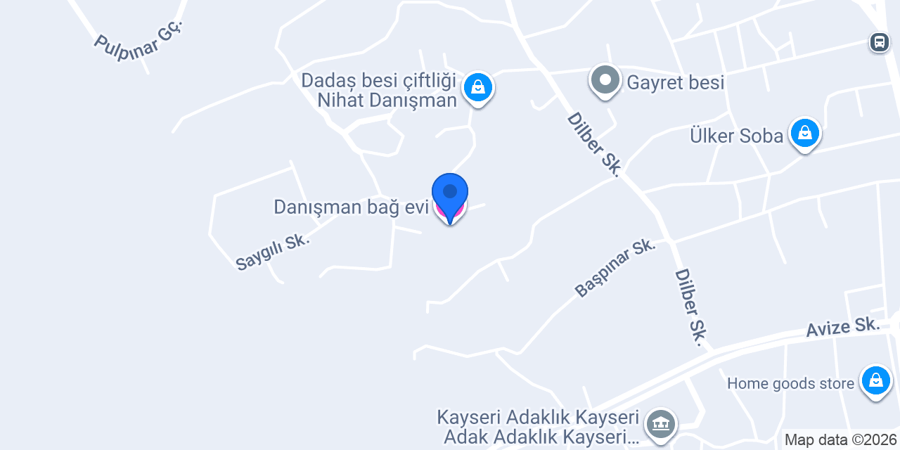 Danışman bağ evi konumu