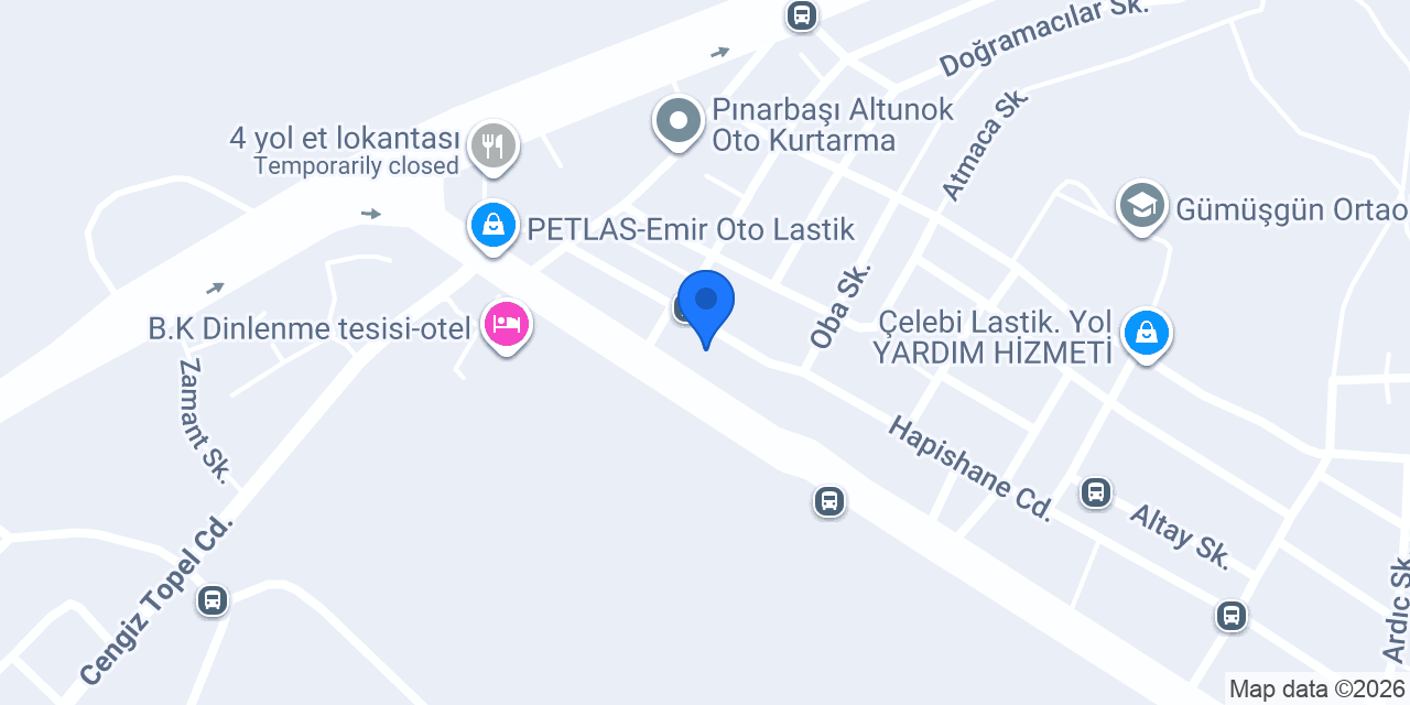Pınarbaşı Apart ve Konaklama konumu