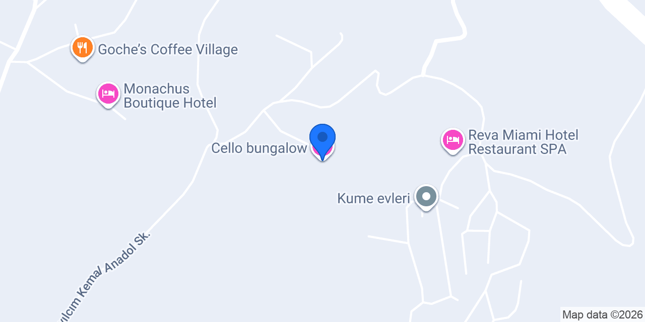 Cello bungalow konumu