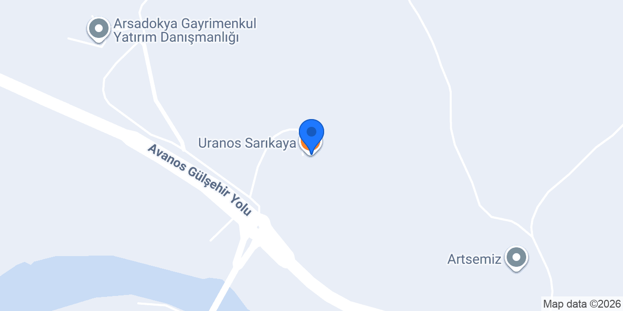 Uranos Sarıkaya konumu