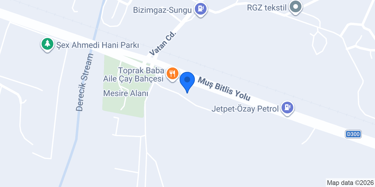 Muş Devlet Hastanesi Ek Hizmet Binası konumu