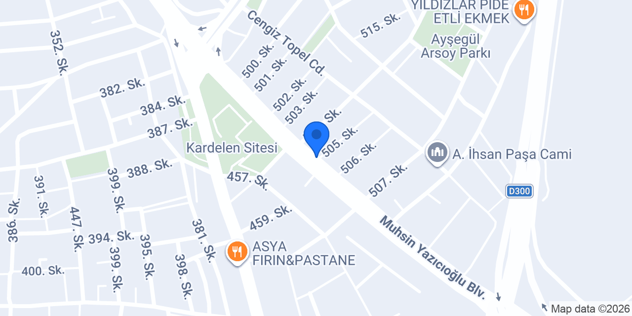 Afyon Jeneratör (AFJEN) konumu